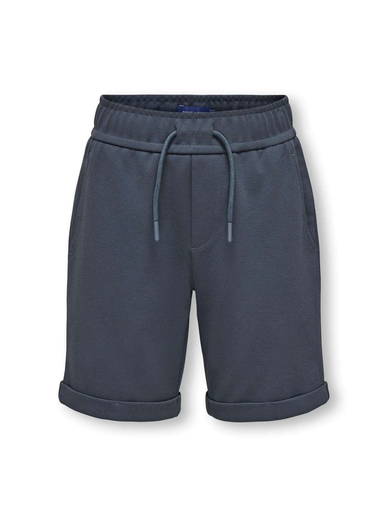 Only and Sons Junior lasten shortsit OSJNEW Kodyl Sweatshorts, tummansininen