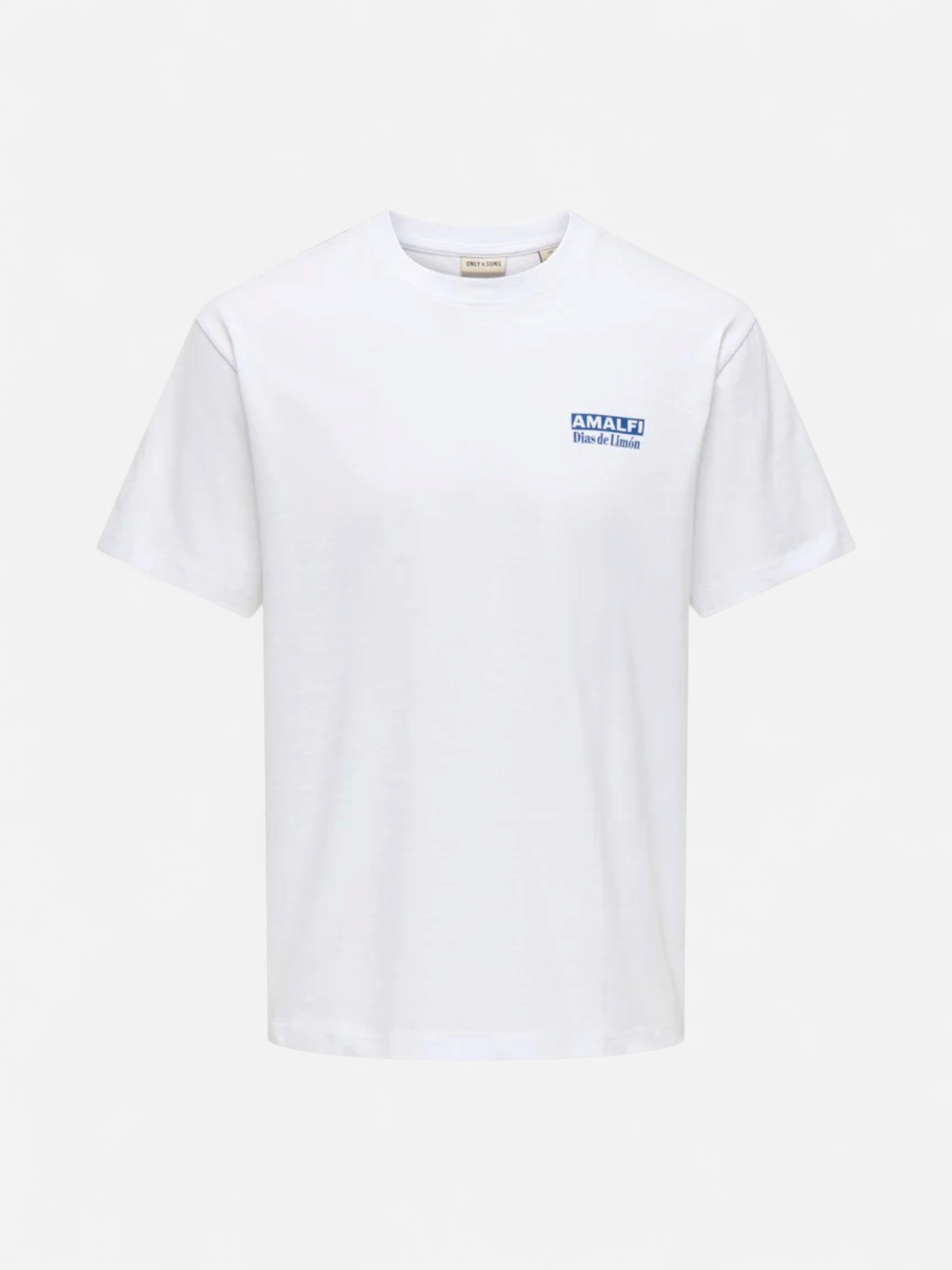 ONSFRED LIFE RLX SS PRINT TEE NOOS Bright White AMALFI - Kekäle.fi