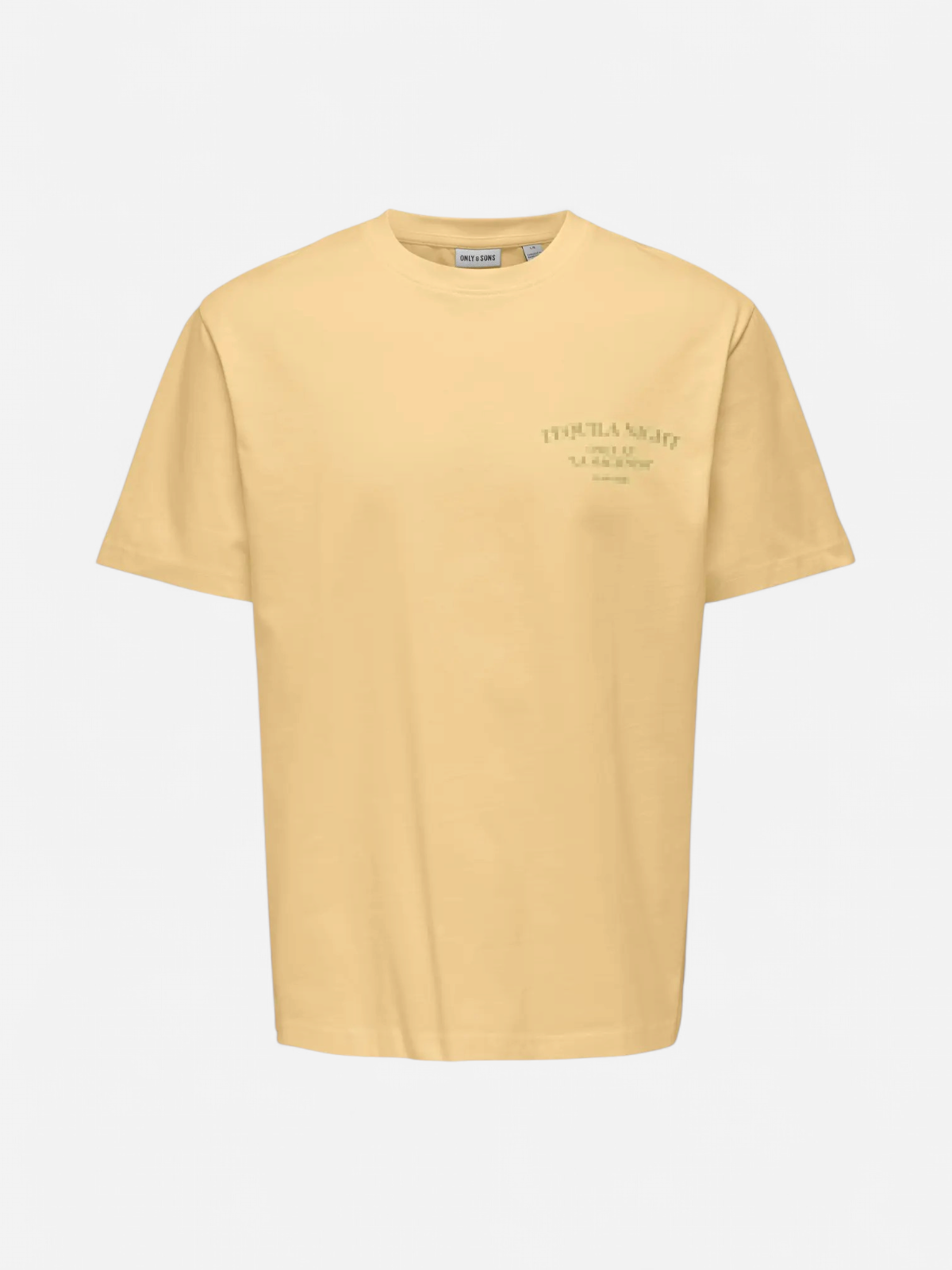 Only and Sons miesten t-paita Onsfred Life RLX SS Print Tee, Sunlight Tequila Night - Kekäle.fi