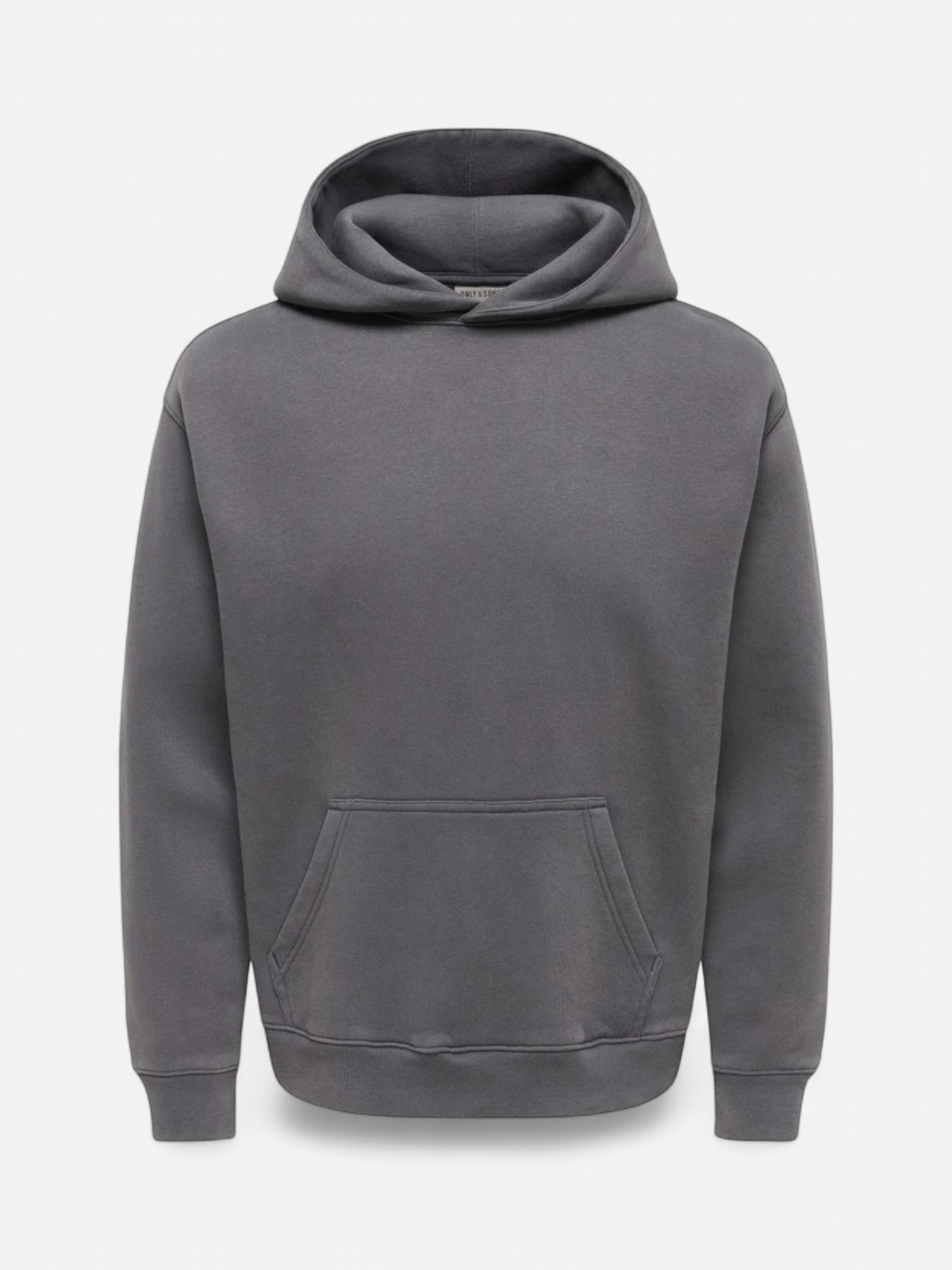 ONSLARRY EFLOW RLX LS WASH HOODIE SWEAT Grey Pinstripe - Kekäle.fi