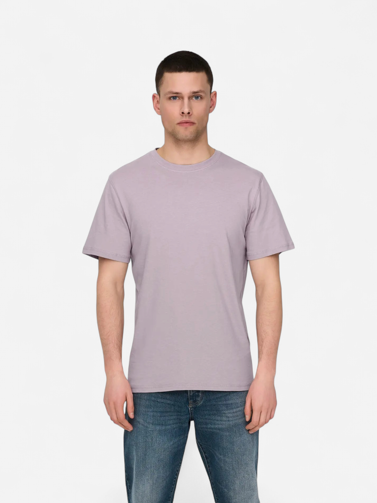 Only and Sons miesten T-paita Onsmax Life Ss Stitch Tee Noos, Nirvana - Kekäle.fi