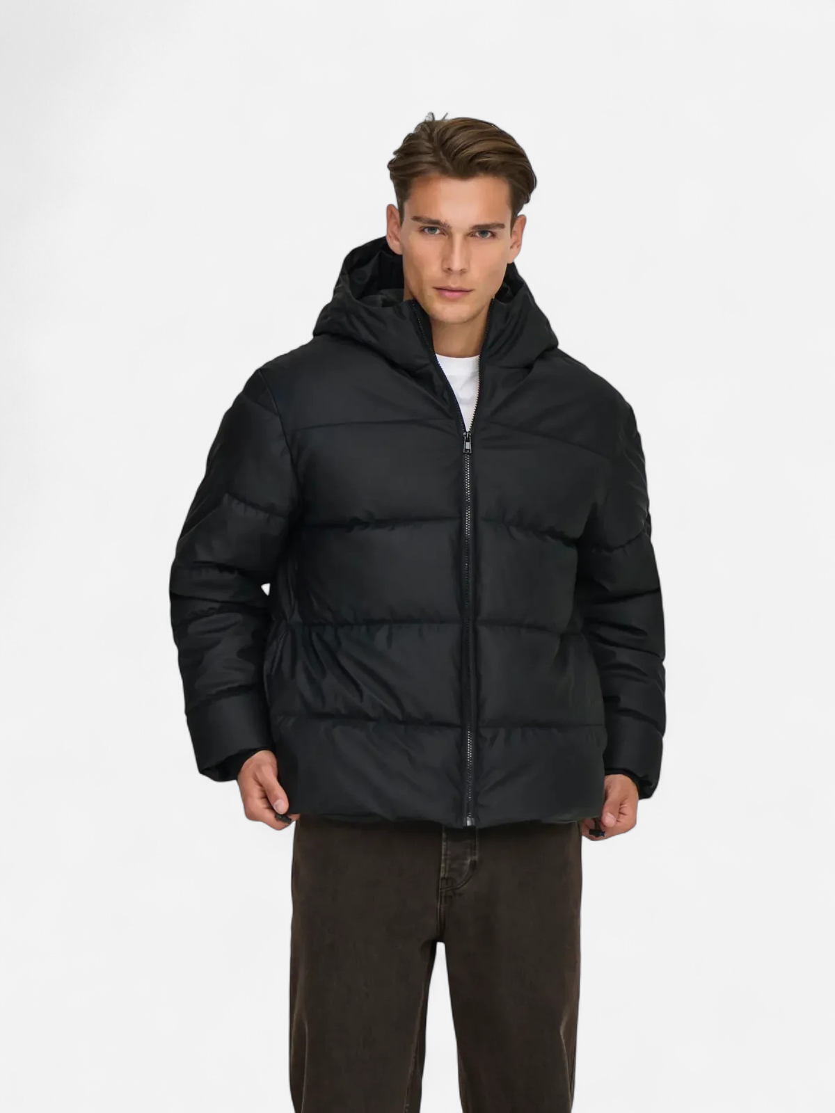 Only and Sons miesten takit ONSMICHAEL WATER REP. PUFFER OTW, musta - Kekäle.fi