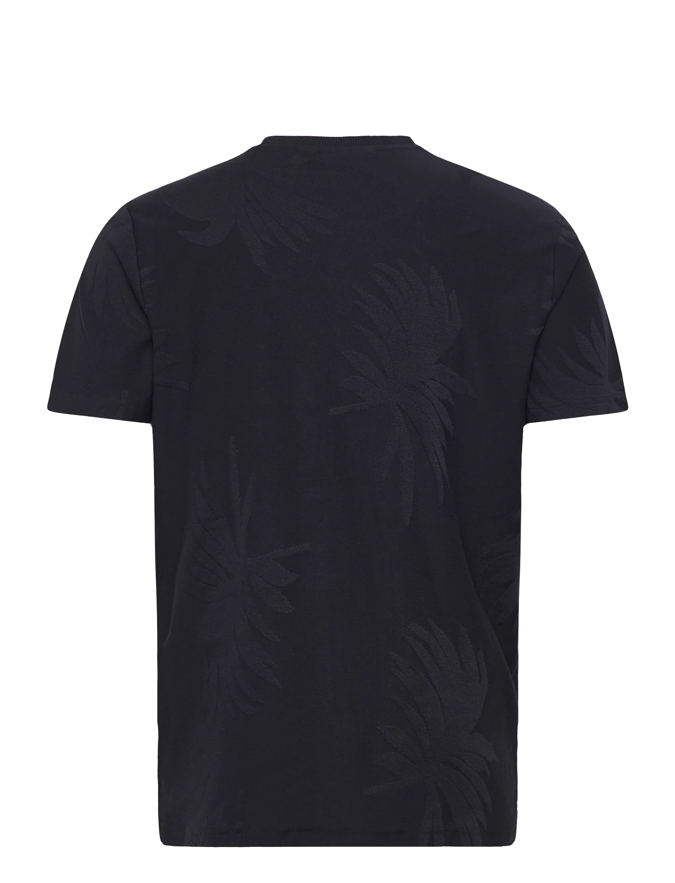 Only and Sons miesten t-paita ONSMarco Life Reg Palm Jacquard Ss Tee, Dark Navy