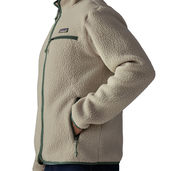 Patagonia miesten fleecetakki Retro Pile, luonnonvalkoinen