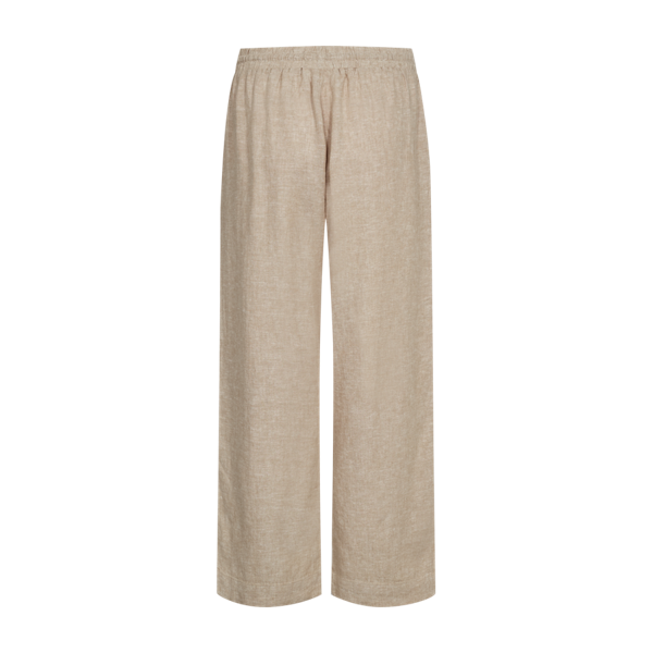 Freequent naisten kangashousut Lava Ankle Pant, vaalea beige