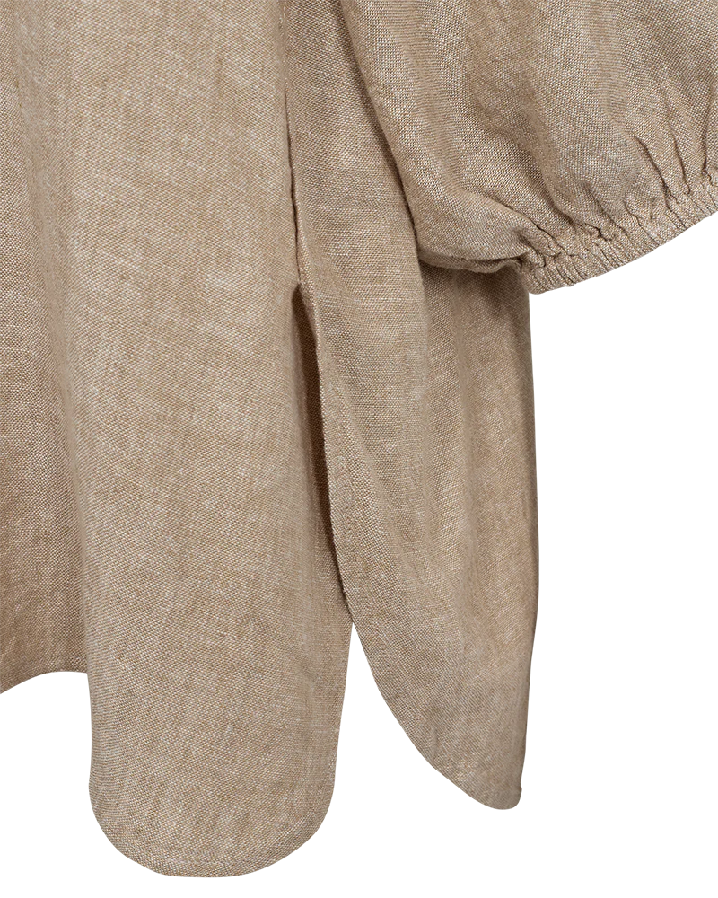 Freequent naisten pusero FQLava-Blouse, vaalea beige