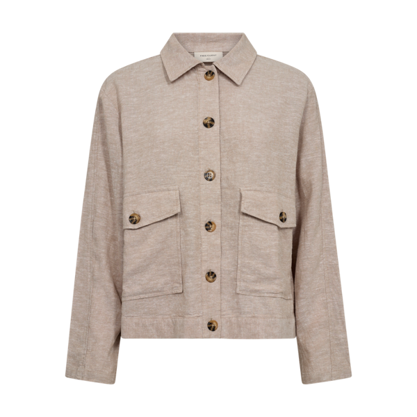 Freequent naisten takki Lava Jacket, hiekka