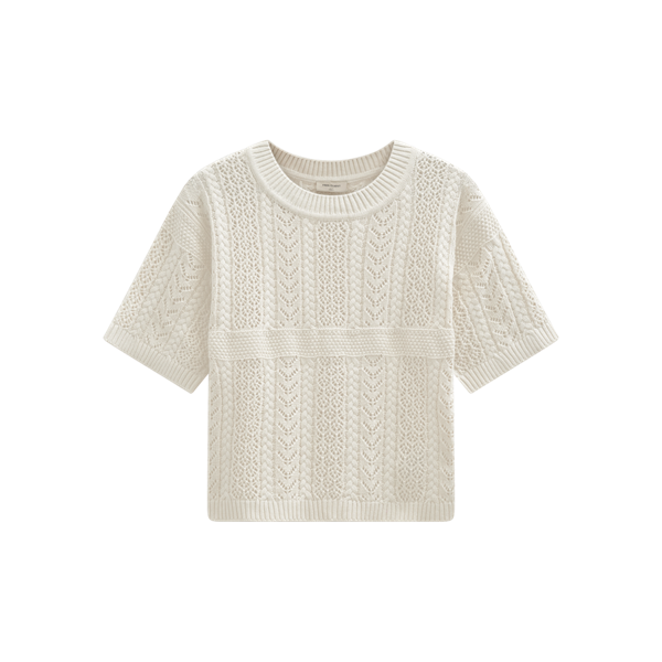 Freequent naisten neulepusero Arwen Pullover, hiekka