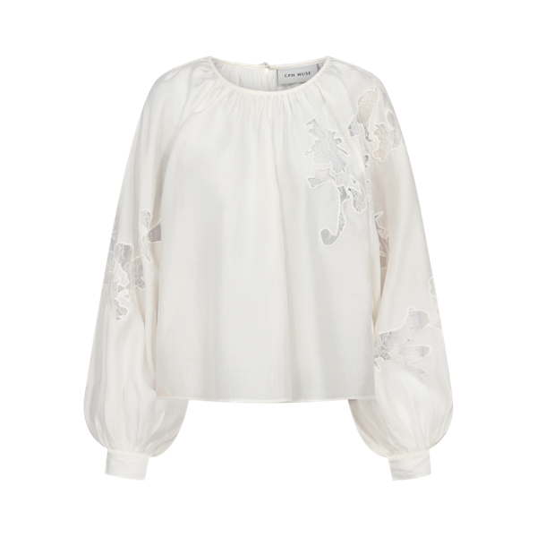 Copenhagen Muse naisten pusero Molly Blouse, valkoinen