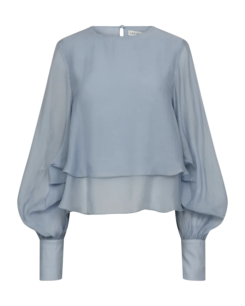 Copenhagen Muse naisten pusero Tilly Blouse, vaaleansininen