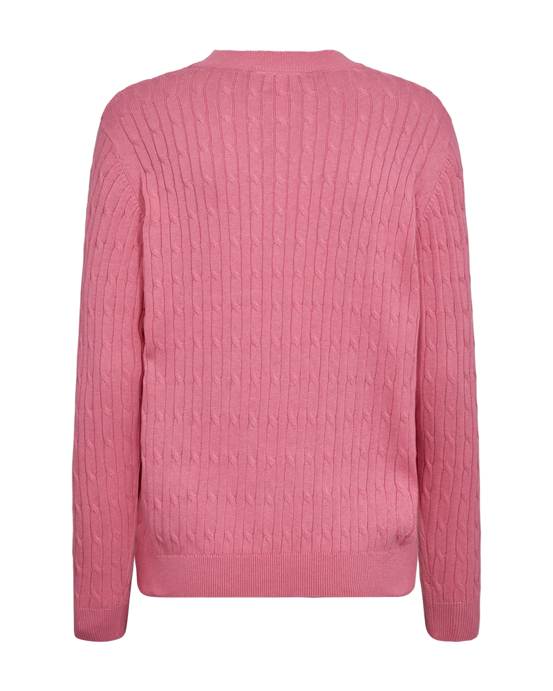 Freequent naisten neulepusero Dodo Pullover, pinkki
