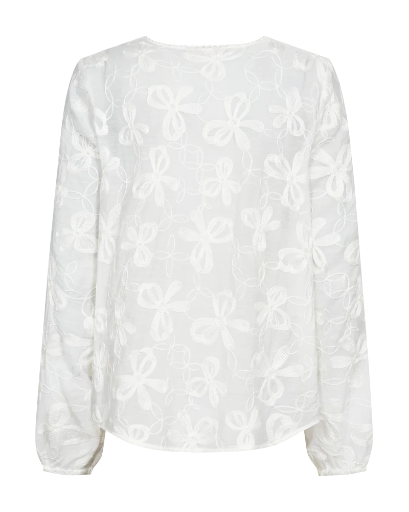 Freequent naisten pusero Randy Blouse, valkoinen