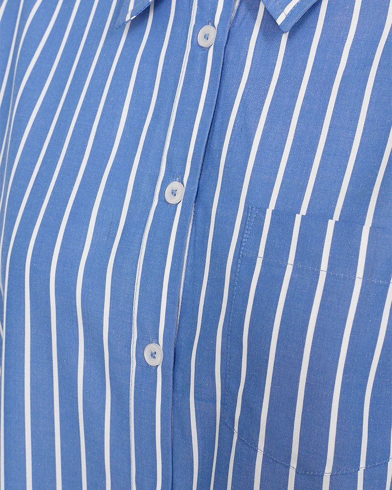 Freequent naisten paitapusero Zappa Shirt, raidallinen sininen