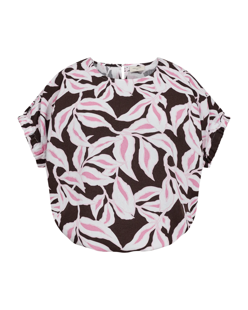 Freequent naisten pusero Lavisco Blouse, vaaleanpunainen kuosi