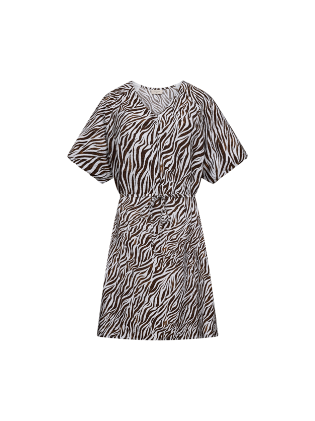 Freequent mekko Mele, ruskea kuosillinen