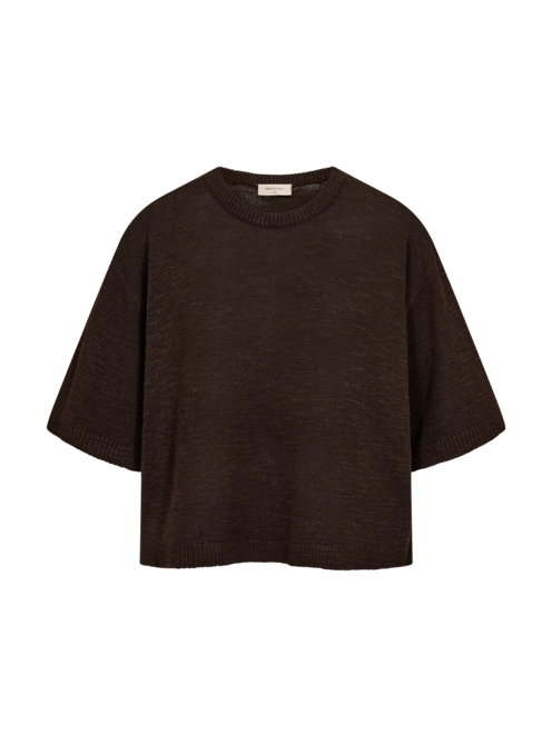 Freequent naisten neulepusero Vick, Coffee Bean