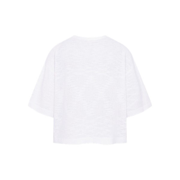 Freequent naisten neulepusero Vick, Brilliant white