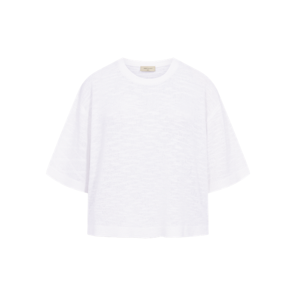 Freequent naisten neulepusero Vick, Brilliant white