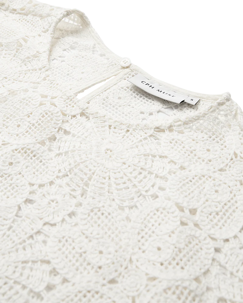 Copenhagen Muse naisten pusero Vilja Blouse, valkoinen