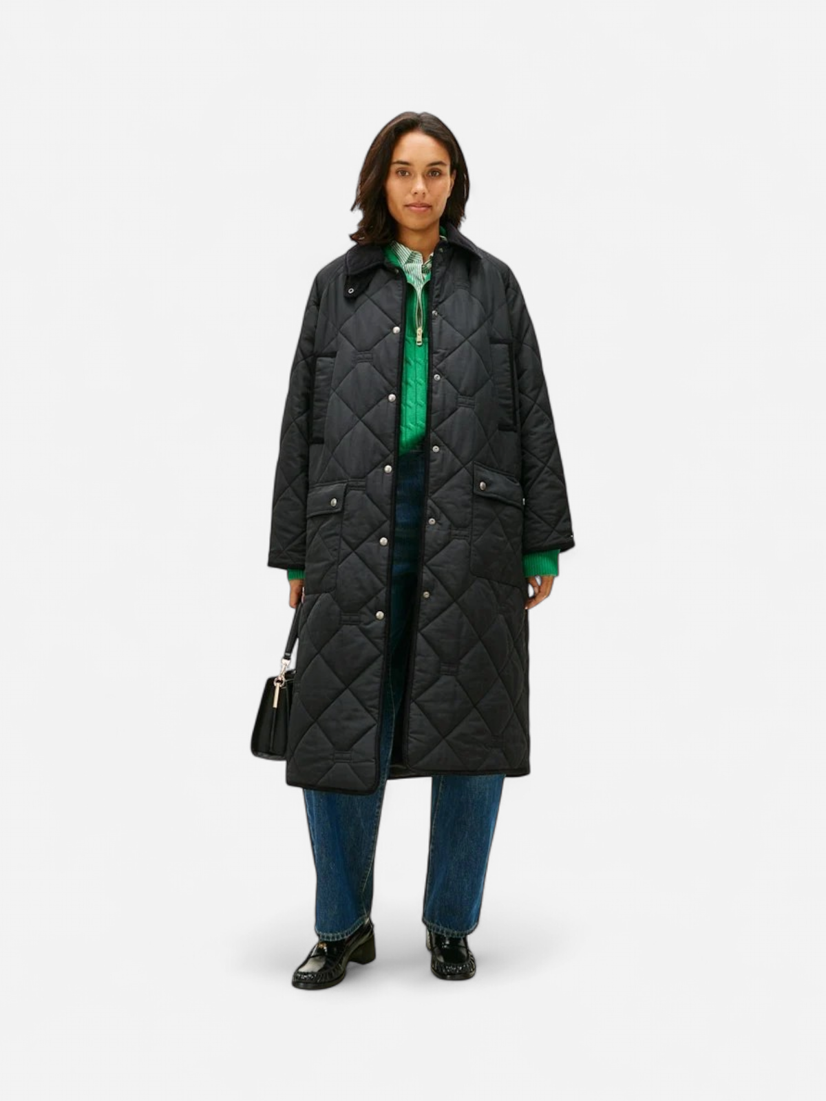 Tommy Hilfiger naisten tikkitakki Padded Flag Quilted Coat, musta - Kekäle.fi