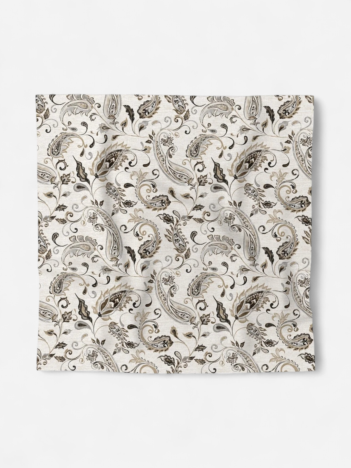 Olymp miesten taskuliina Paisley Pocket Square, valkopohjainen kuosi - Kekäle.fi