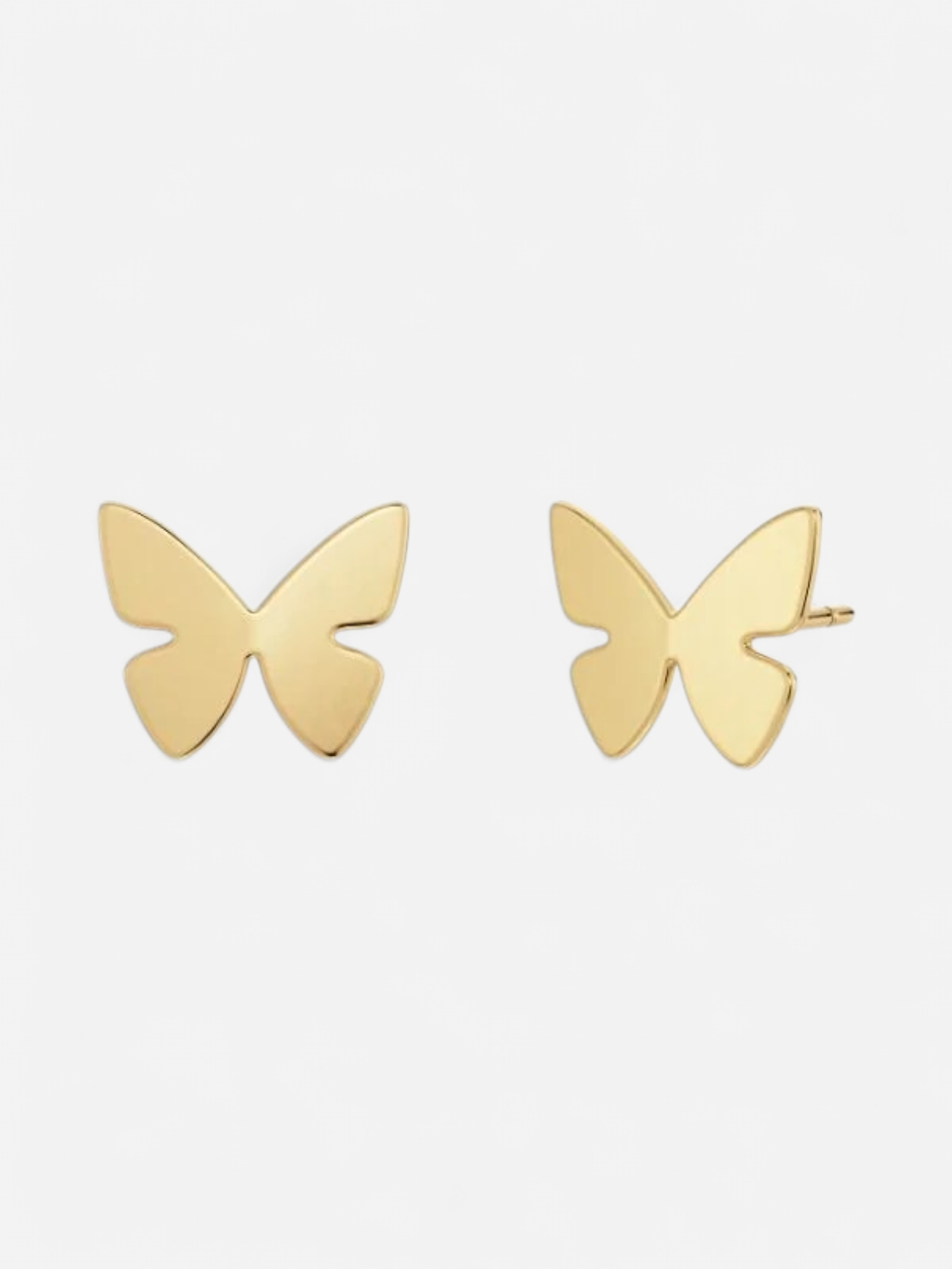 Edblad korvakorut Papillon Studs Gold, Gold pleated - Kekäle.fi