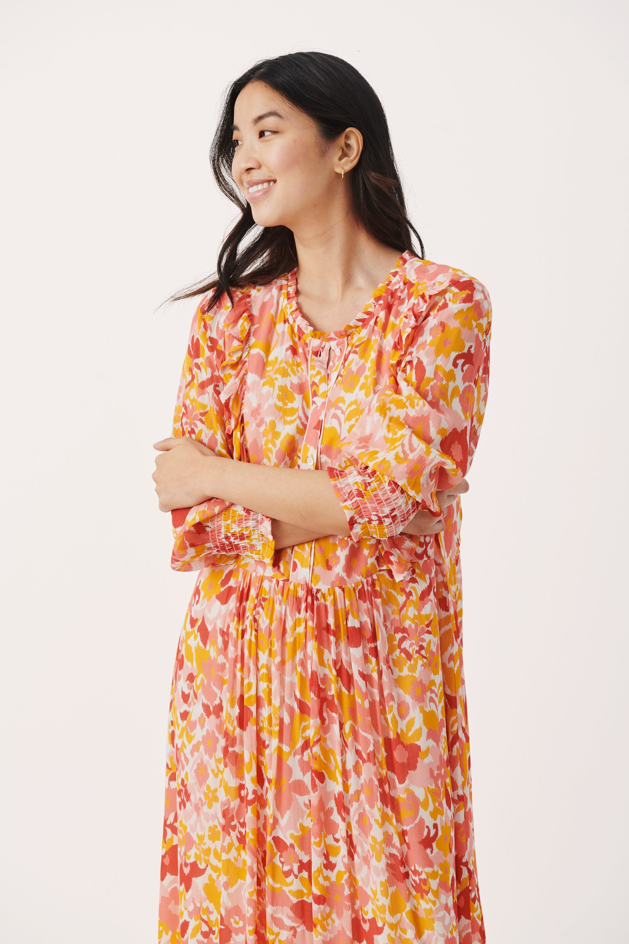 part-two-mekko-sila-dress-oranssi-kuosi-1