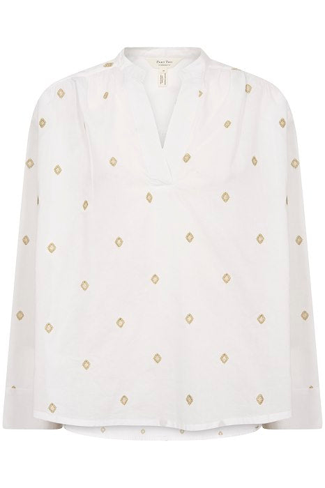 part-two-naisten-pusero-natalepw-blouse-bright-white-gold-embroid-1