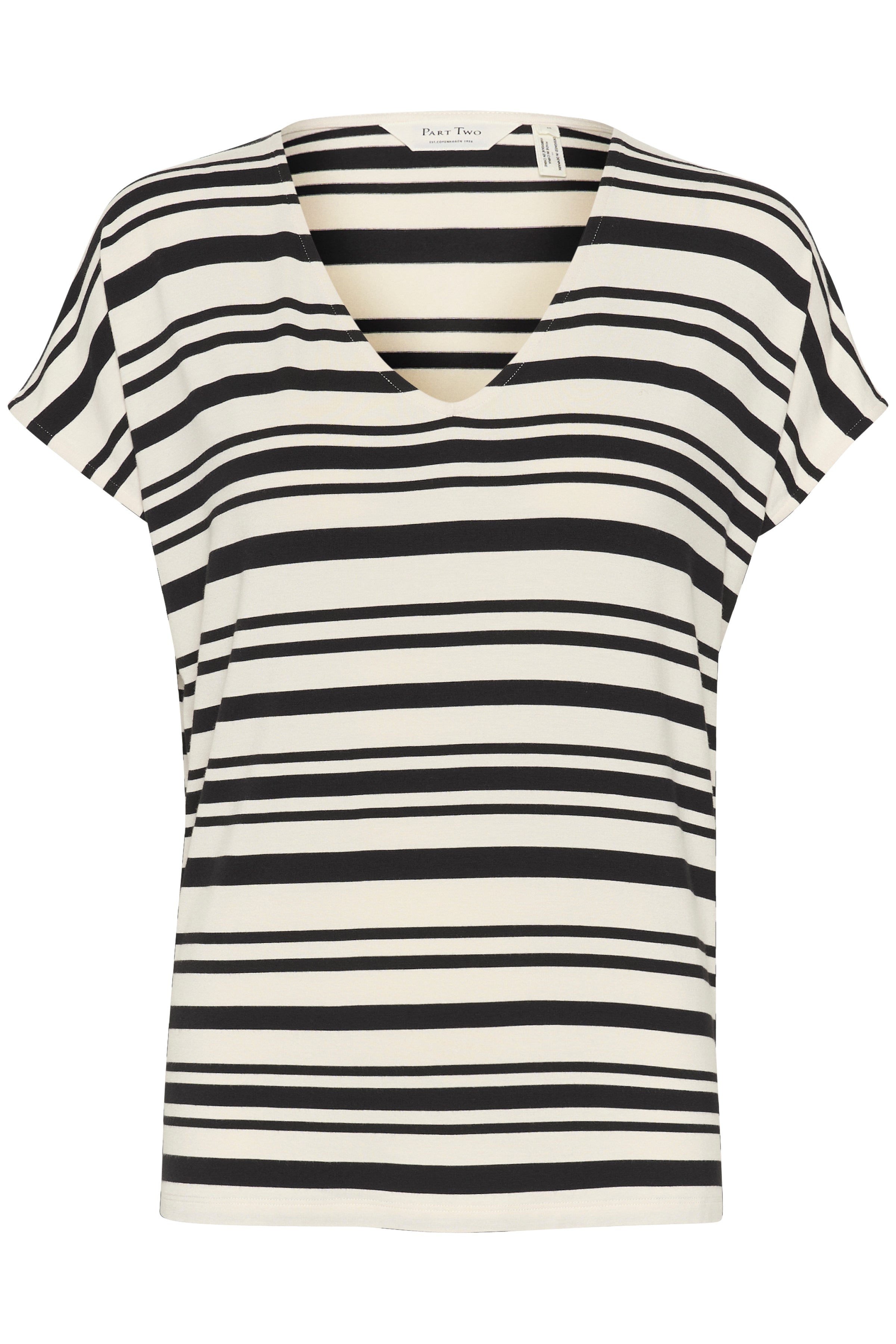 part-two-naisten-t-paita-halua-t-shirt-black-stripe-1