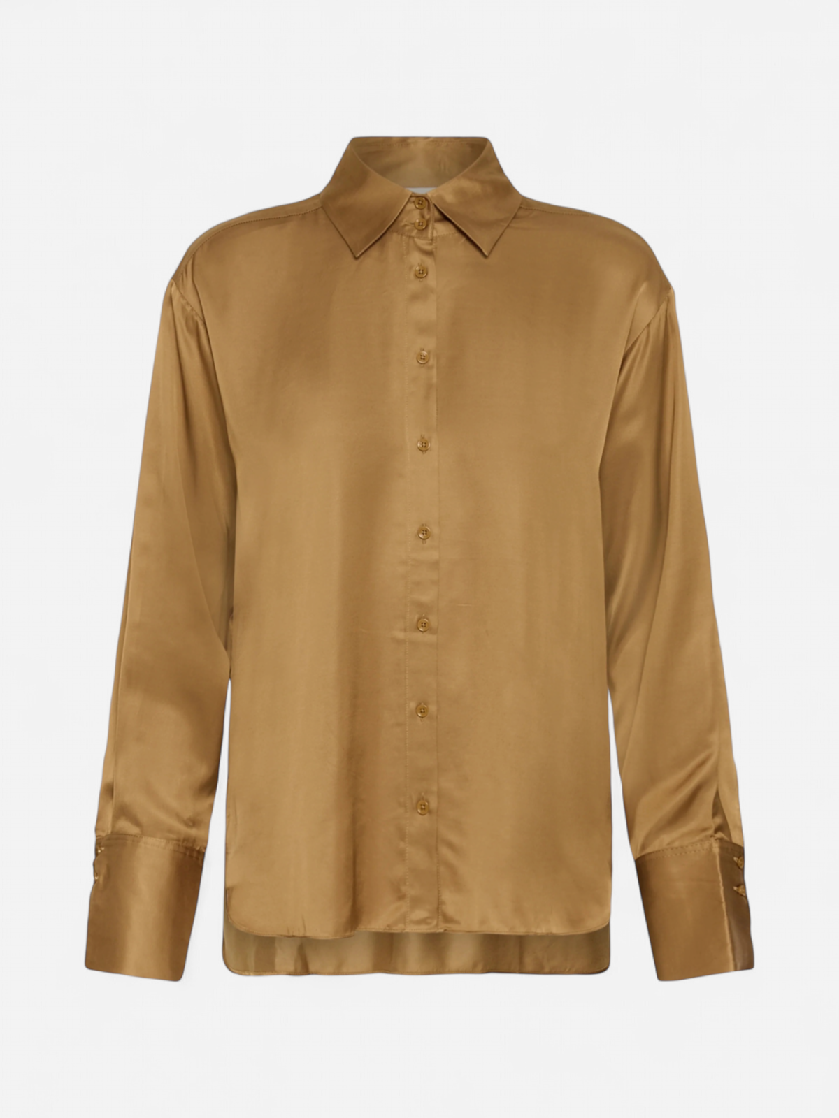 InWear naisten paitapusero PaulineIW Shirt, Tobacco Brown - Kekäle.fi