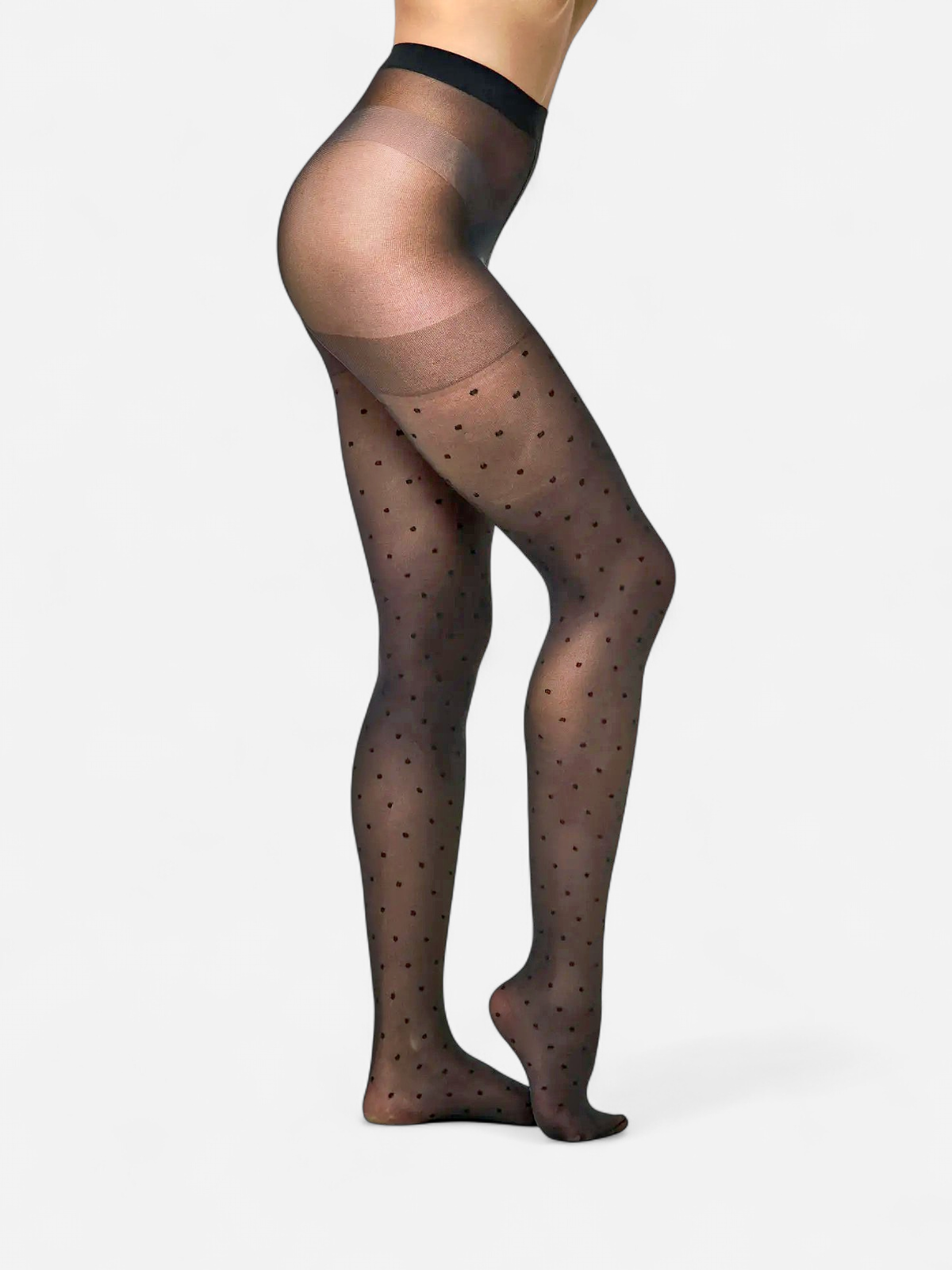 PCNEW NIKOLINE 20 DEN DOT TIGHTS NOOS BLACK - Kekäle.fi