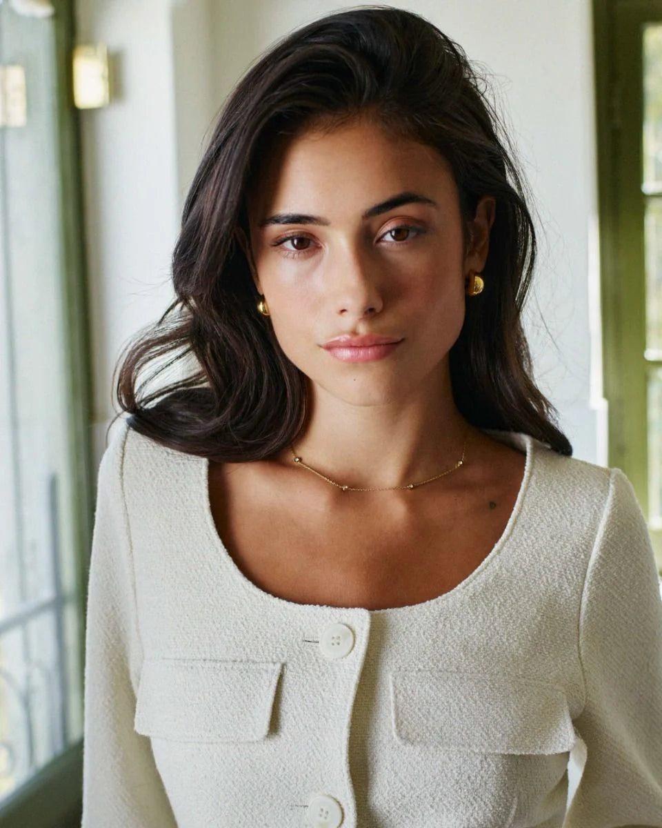 Edblad korvakorut Bold Creoles S, Kullankeltainen