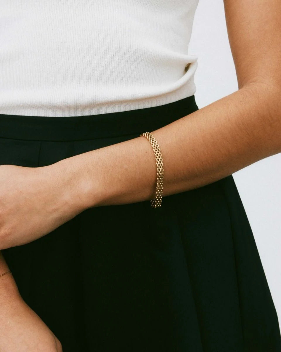 Edblad rannekoru Lana, Gold pleated