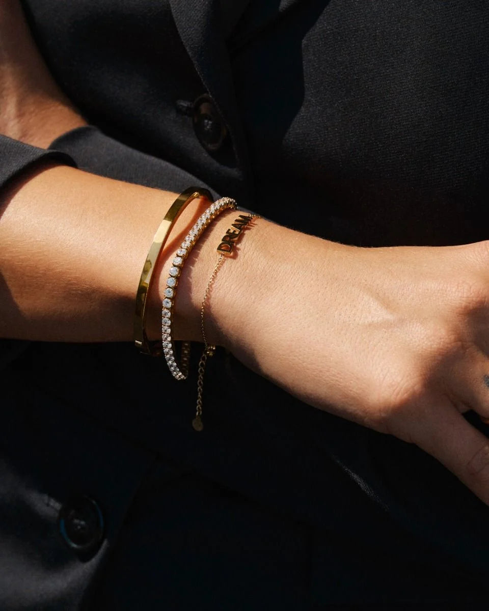 Edblad rannekoru, FAVE BANGLE GOLD Kullankeltainen