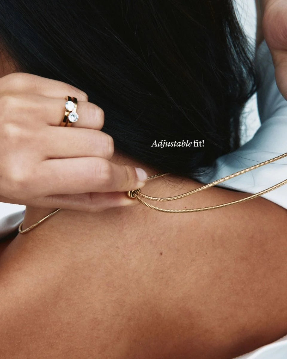 Edblad kaulakoru Wildflower Necklace, Gold pleated