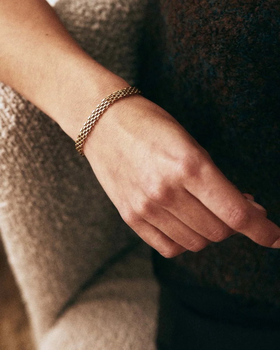 Edblad rannekoru Lana, Gold pleated