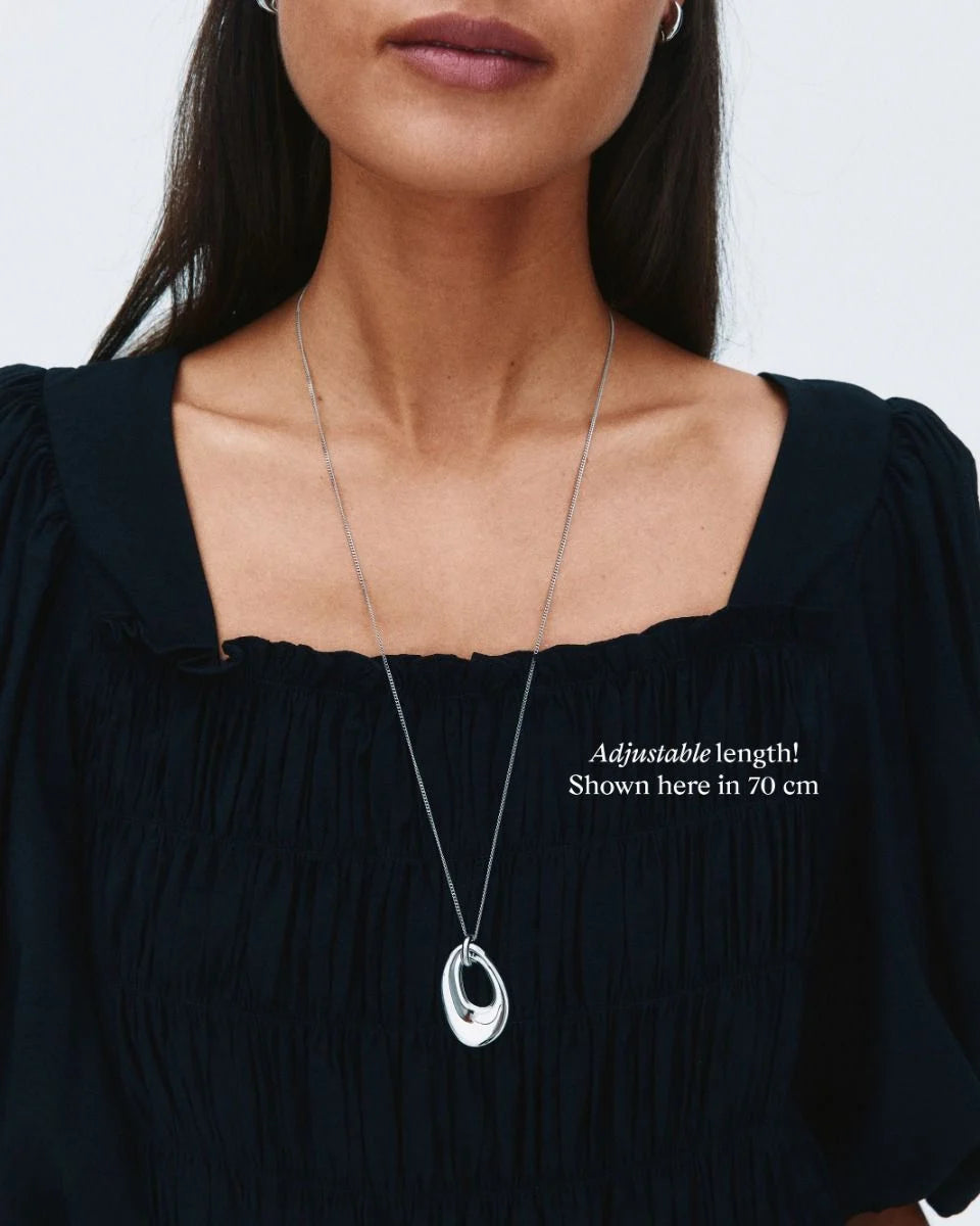 Edblad kaulakoru Azura Necklace L, Gold pleated