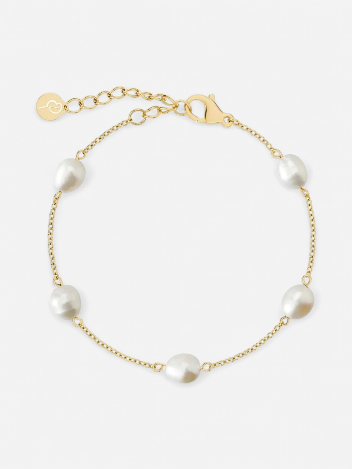 Edblad naisten rannekoru Perla Bracelet Multi, Gold pleated - Kekäle.fi