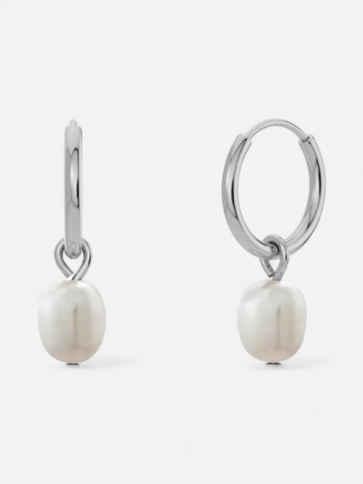Edblad korvakorut Perla Hoops Steel, Stainless steel - Kekäle.fi