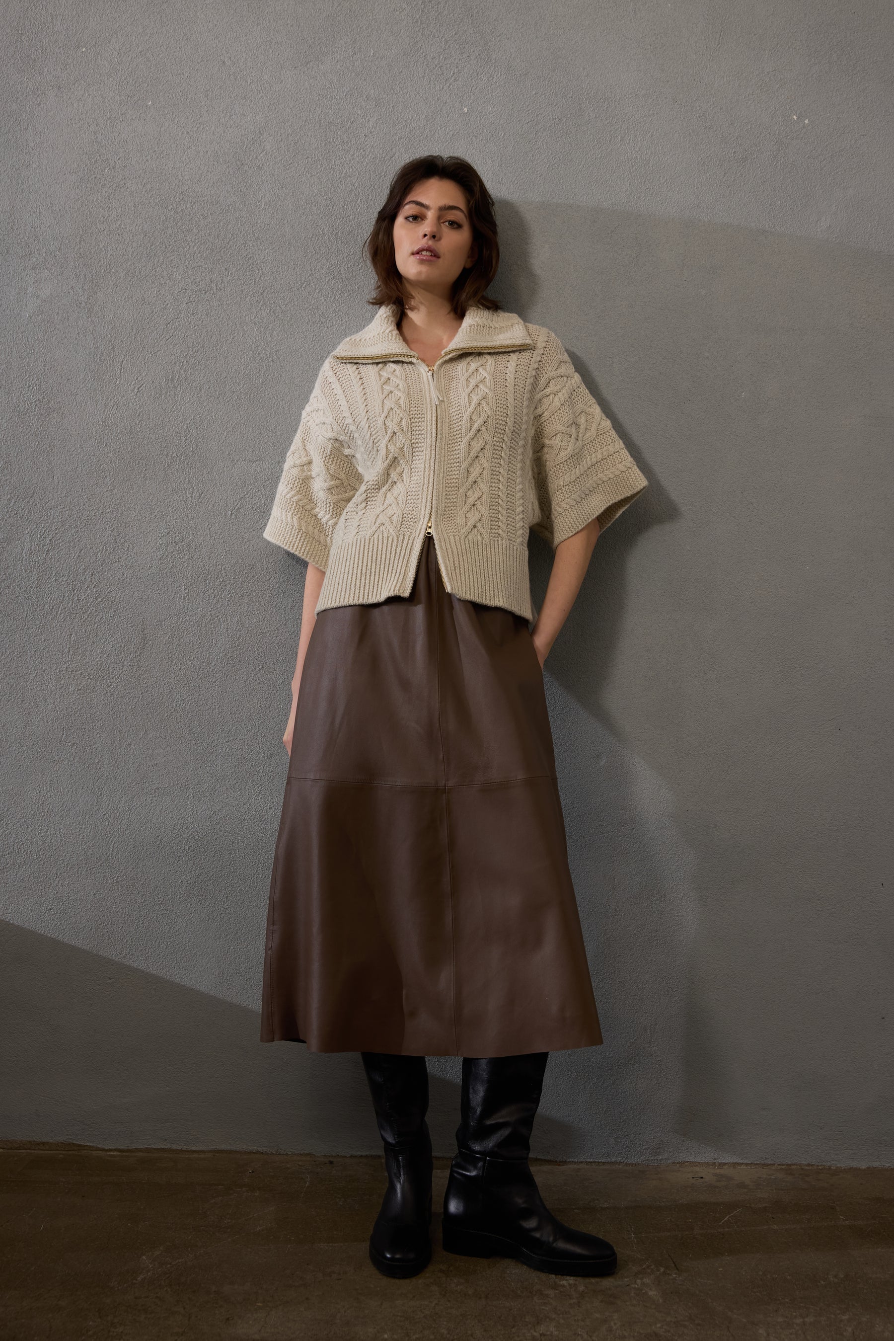 philosophy-blues-original-naisten-hame-lapa-leather-skirt-keskiruskea-2