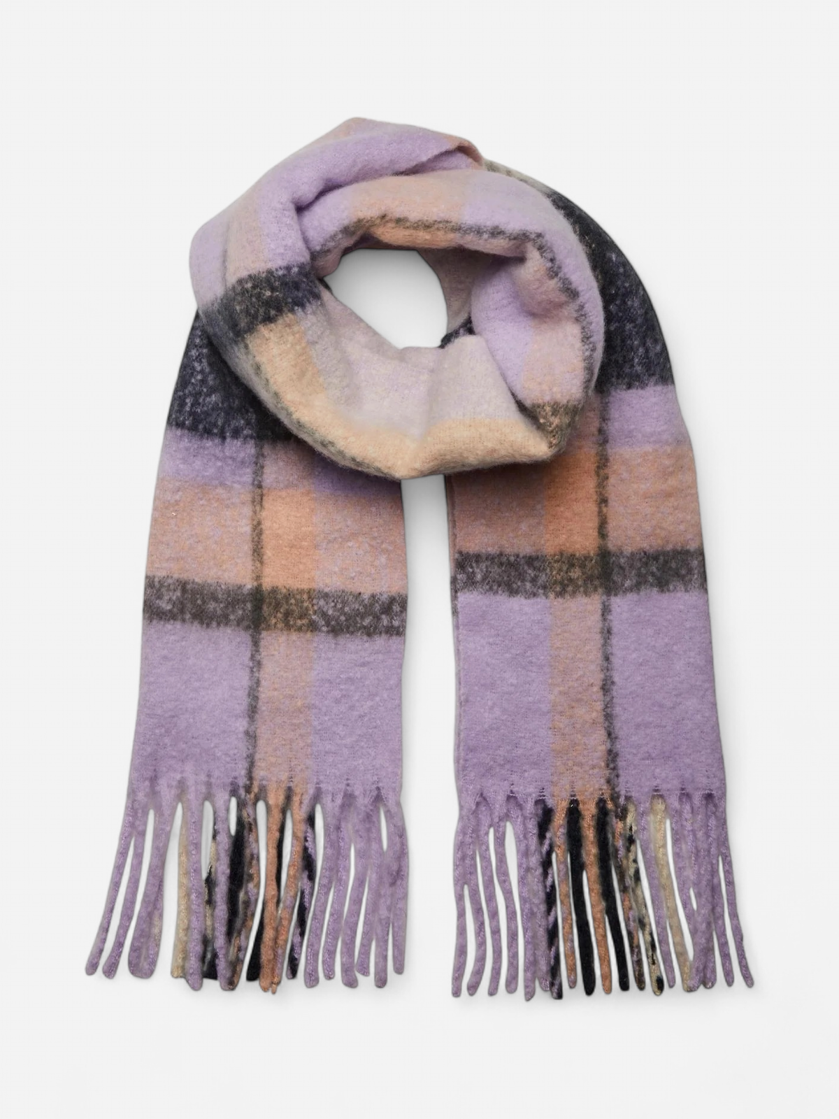 Pieces Kaulaliina Bea Long Scarf Noos  Kuosi Lila - Kekäle.fi