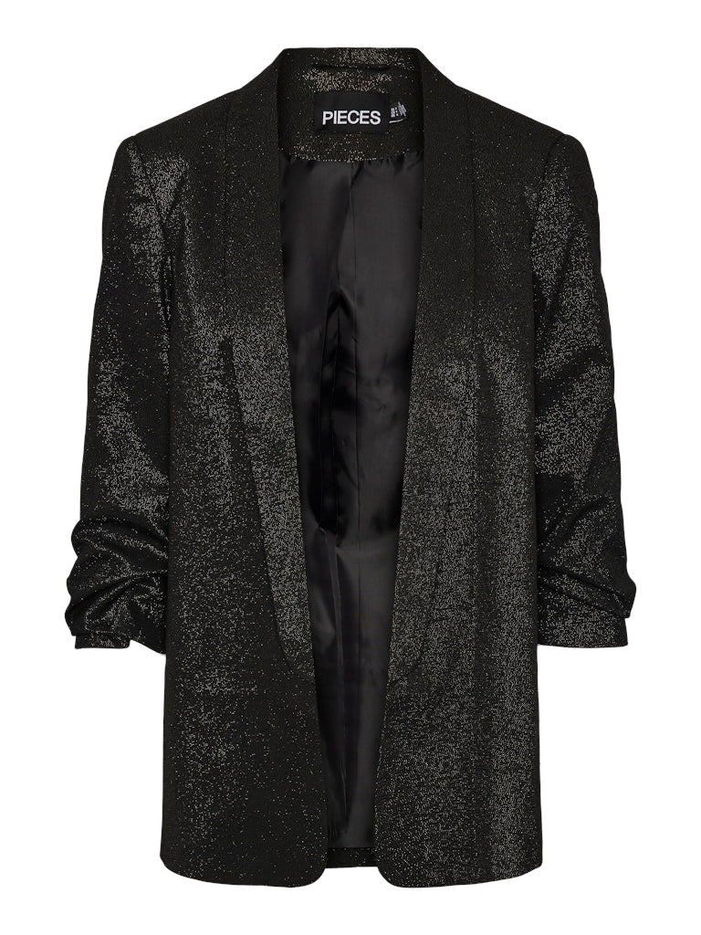pieces-naisten-bleiseri-pcbosella-3-4-glitter-blazer-black-2