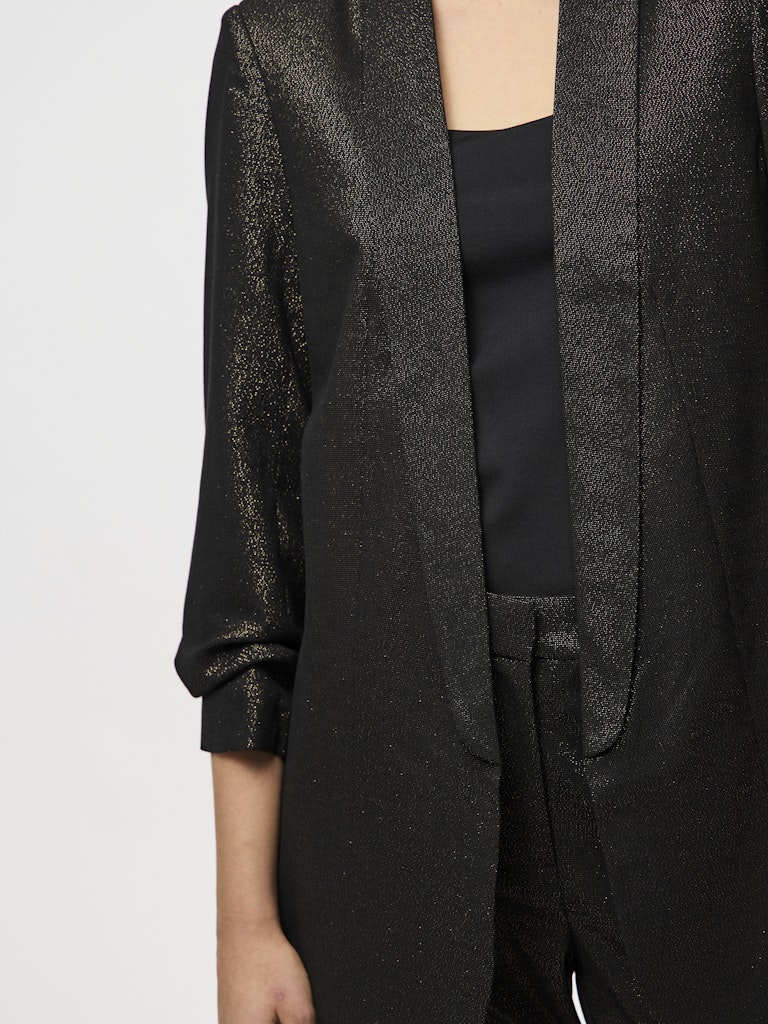 pieces-naisten-bleiseri-pcbosella-3-4-glitter-blazer-black-4