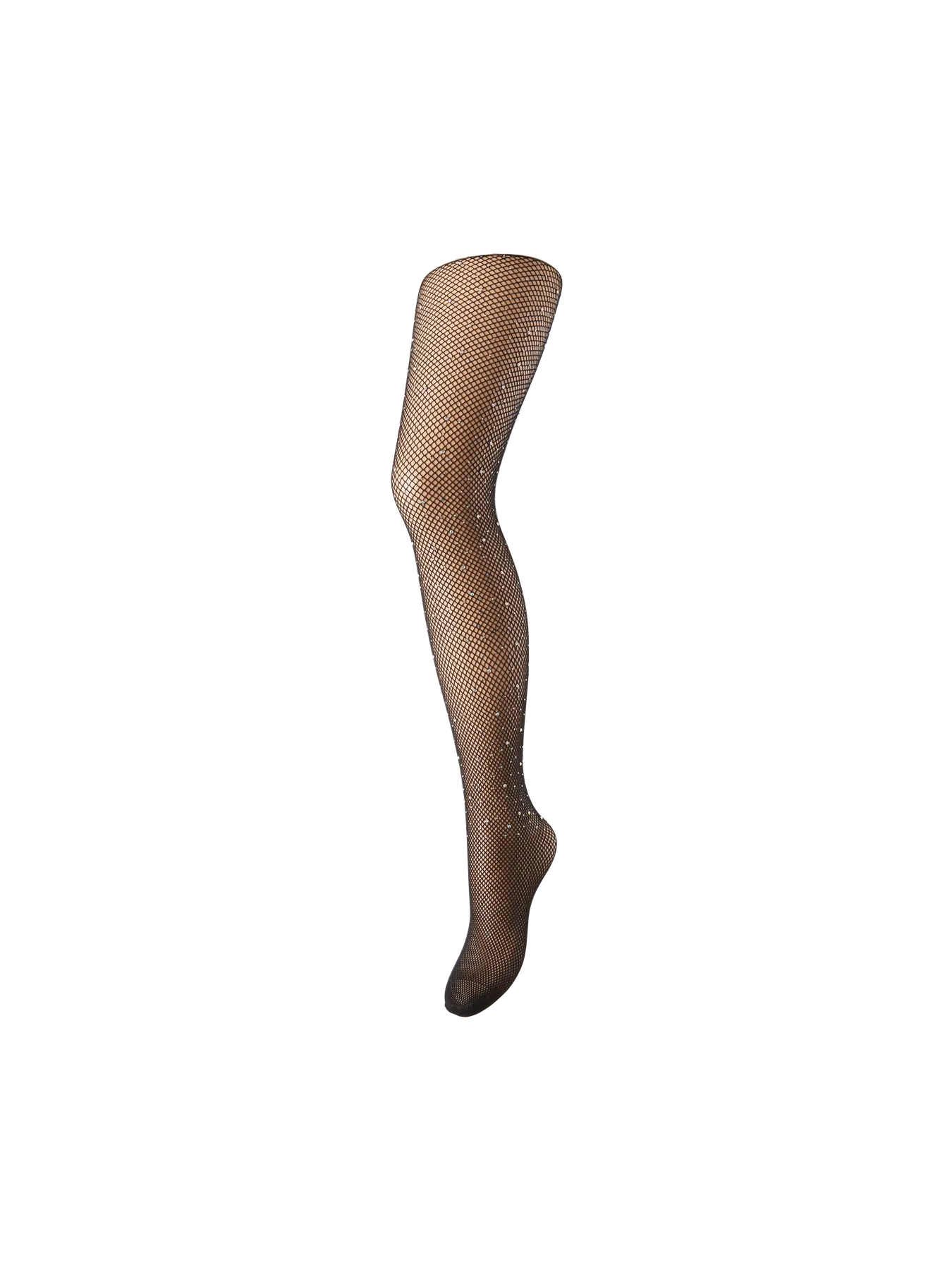 pieces-naisten-sukkahousut-pcclaire-fishnet-glitter-tights-black-1