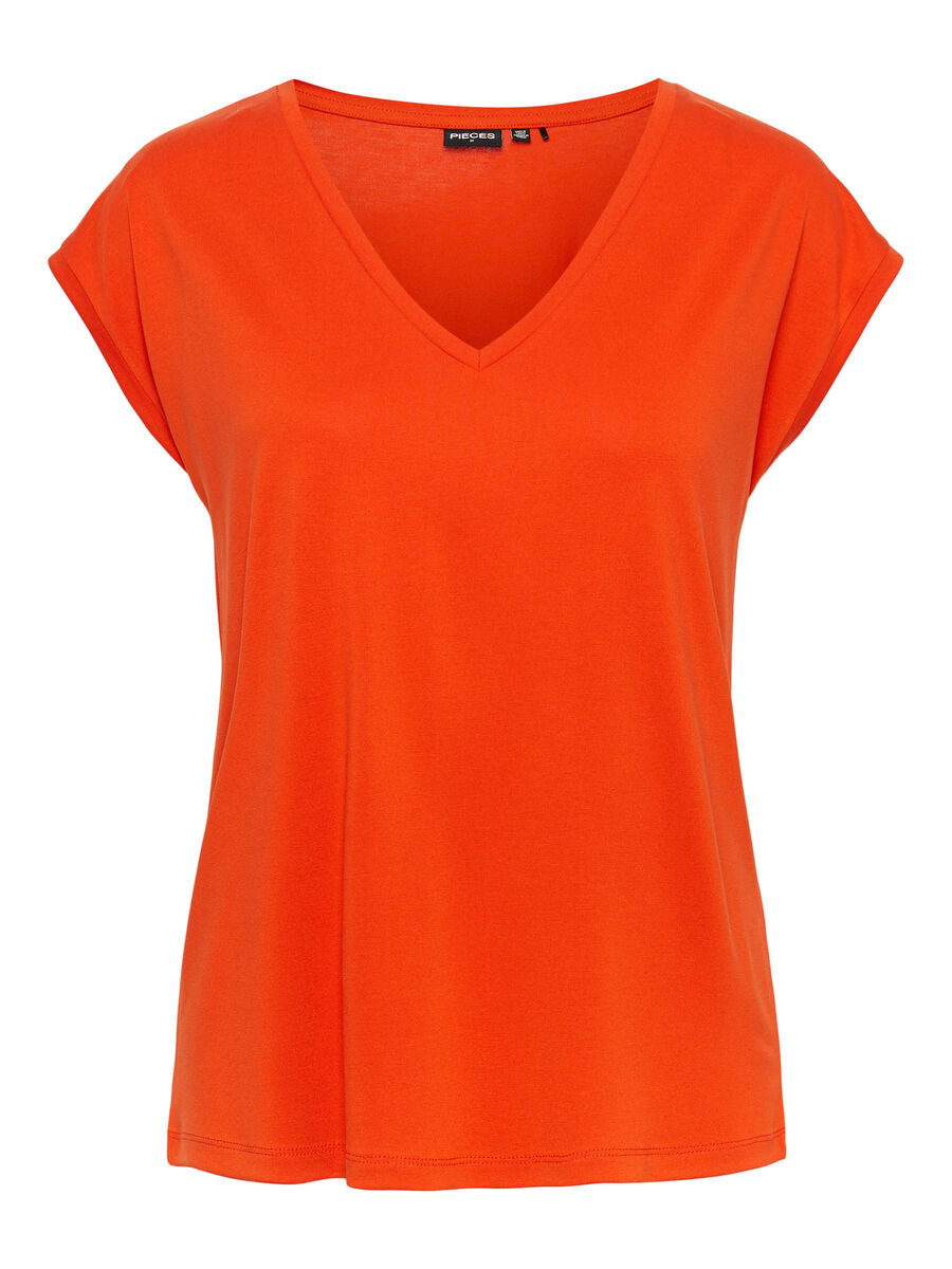 pieces-naisten-t-paita-pckamala-tee-noos-bc-oranssi-3