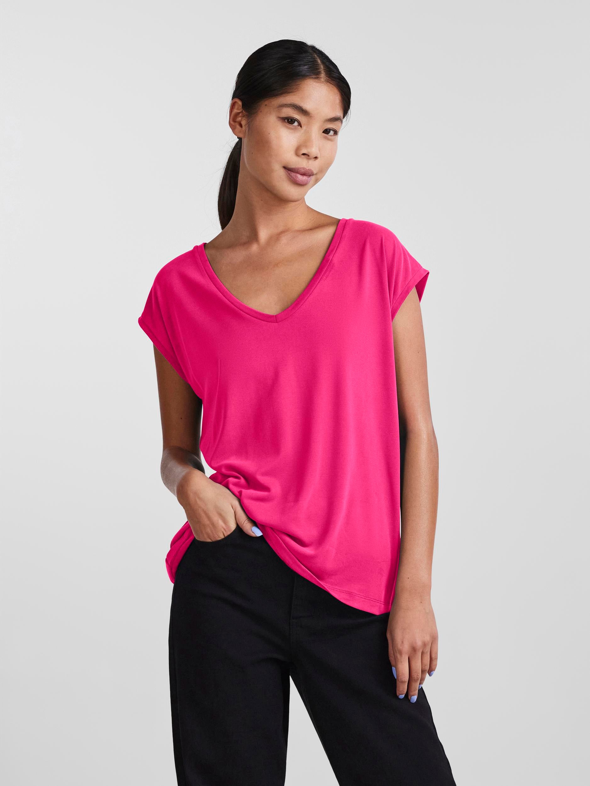pieces-naisten-t-paita-pckamala-tee-noos-bc-pinkki-1