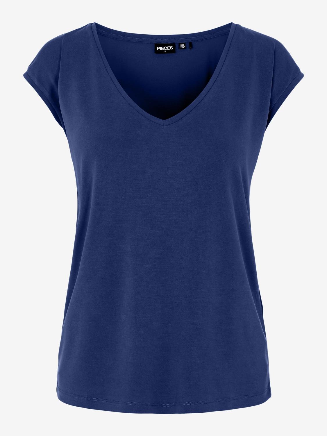 pieces-naisten-t-paita-pckamala-tee-noos-bc-tummansininen-1