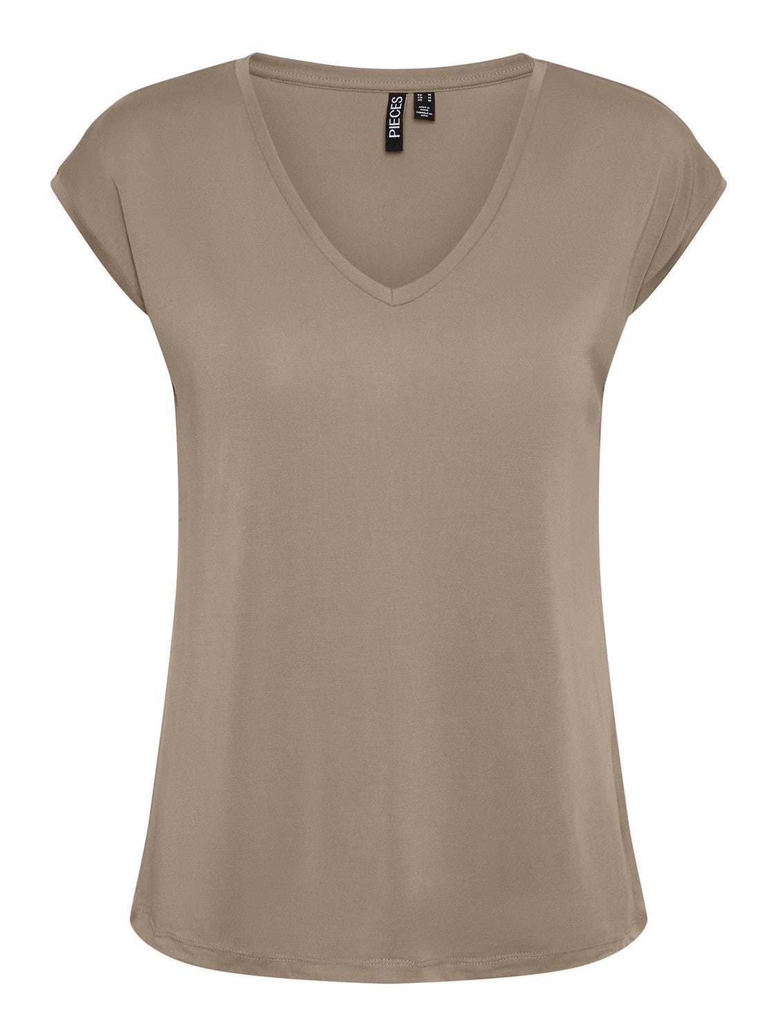 pieces-naisten-t-paita-pckamala-tee-noos-bc-vaalea-beige-1