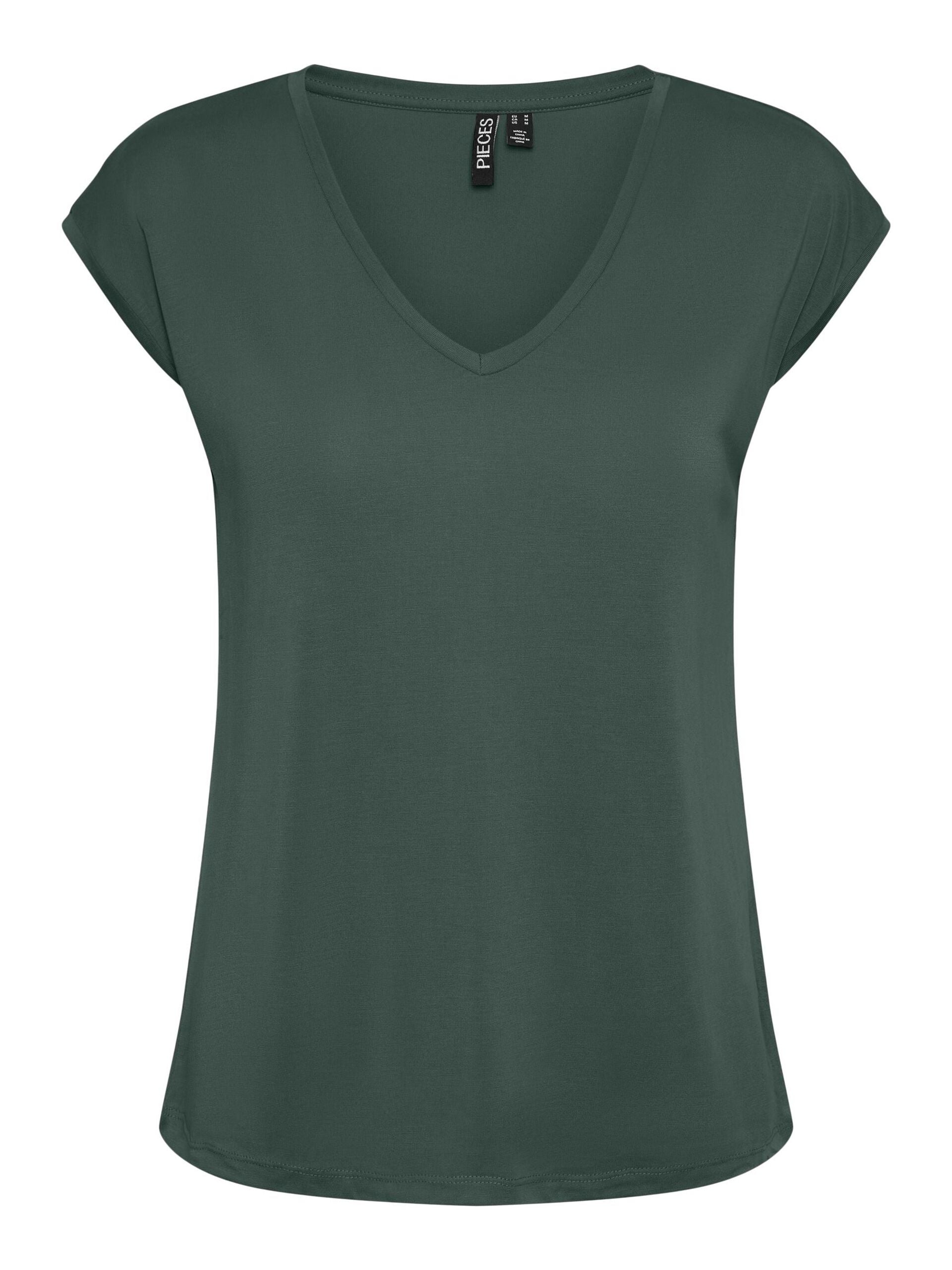 pieces-naisten-t-paita-pckamala-tee-noos-bc-vihrea-3