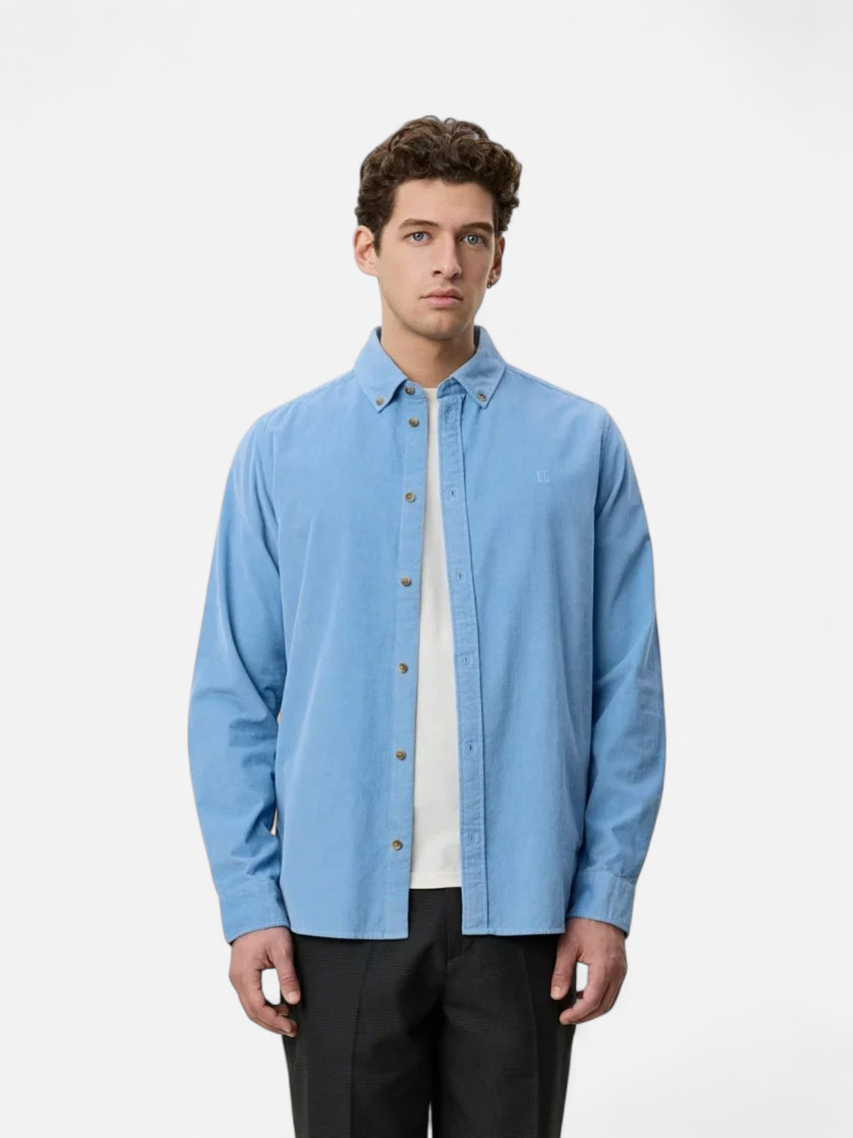 PINWALE CORDUROY SHIRT VAALEANSININEN - Kekäle.fi
